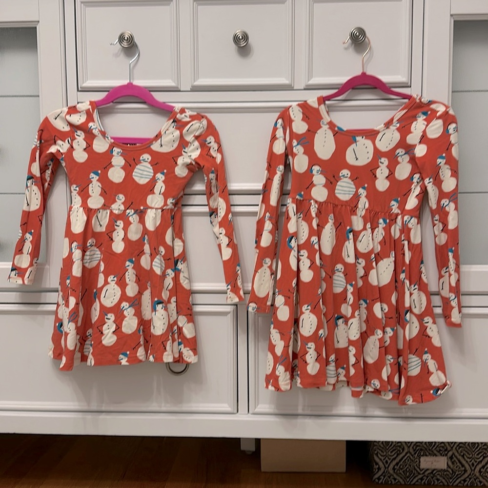 Rags snowman long sleeve dress